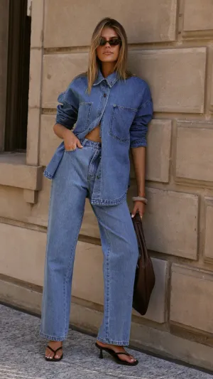 Easy Care Zaeli Jeans - Mid Blue